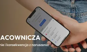 Doba pracownicza na ekranie telefonu. Aplikacja pomaga zarządzać czasem pracy, przerwami i rozliczeniami.
