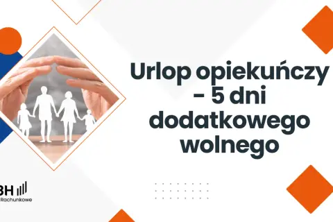 Dłonie obejmujące sylwetki rodziny, symbolizujące opiekę.