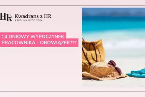 Wczasy pod gruszą: 14 dni kalendarzowych czy 10 dni roboczych? Słomkowy kapelusz, okulary i torba plażowa na tle turkusowego morza.