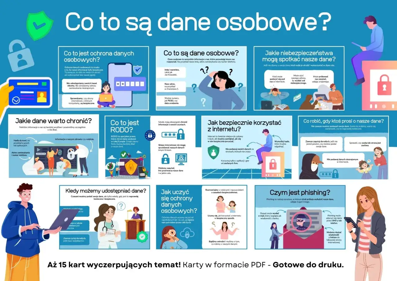 Ochrona danych osobowych, RODO, bezpieczeństwo w sieci. Jak chronić dane, unikać phishingu i korzystać z internetu zgodnie z art. 9 RODO.