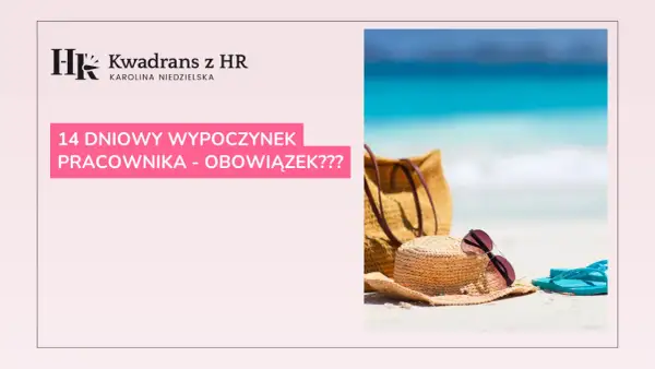 Wczasy pod gruszą: 14 dni kalendarzowych czy 10 dni roboczych? Słomkowy kapelusz, okulary i torba plażowa na tle turkusowego morza.