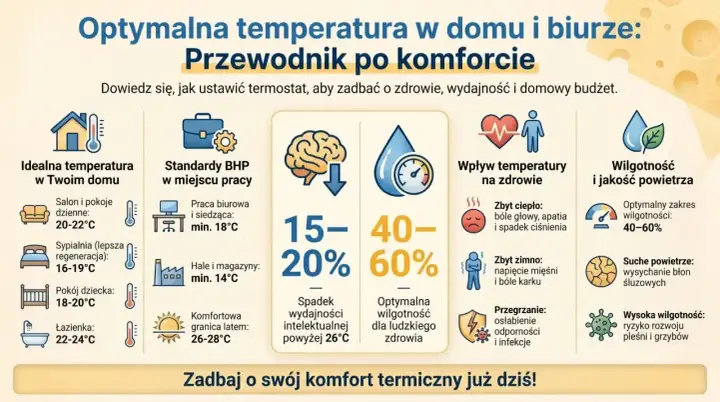 Temperatura w biurze - jaka jest norma? Prawa i obowiązki